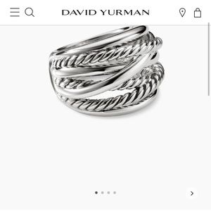 David yurman sterling silver ring size 6